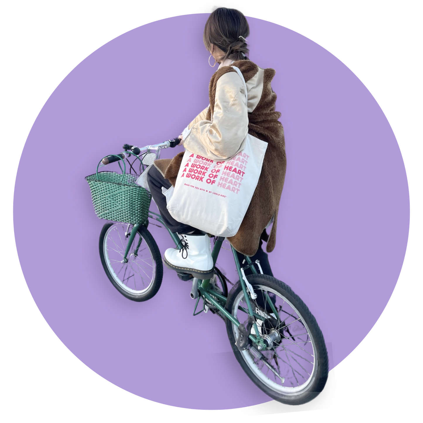 【選べるメッセージ③】オリジナルトートバッグ＆バッジ３つセット