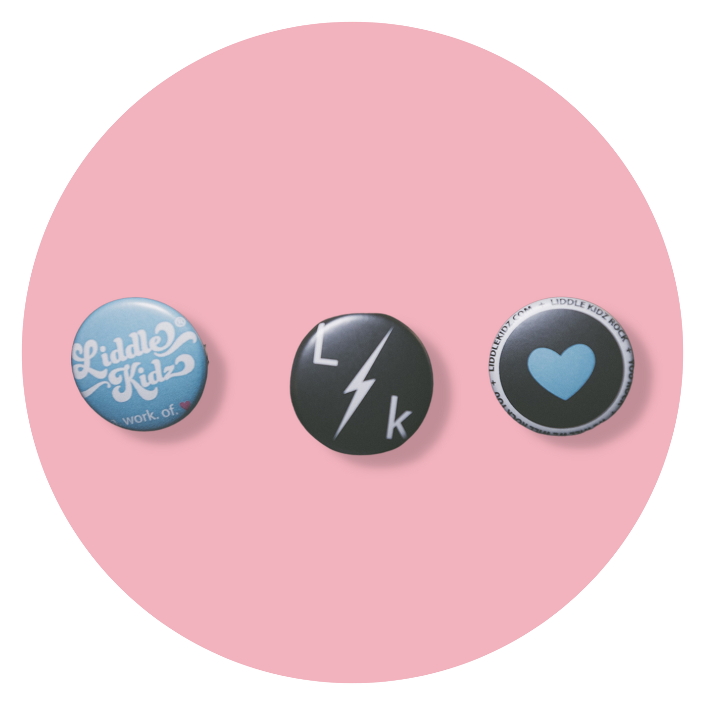 【選べるメッセージ①】オリジナルトートバッグ＆バッジ３つセット